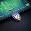 Doragon Kuesuto Keychain Shield Sword of Road Key Chain Dragon Quest Keyring Keychains for Men Game 3 - Dragon Quest Shop