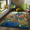 Game Dragon Quest Doragon Kuesuto non slip HD carpet Living room bedroom kitchen bathroom foot mat 10 - Dragon Quest Shop