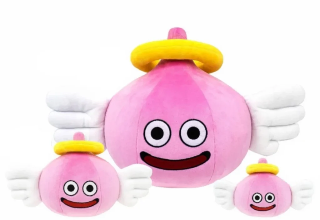 kf H1aad36124fe246ff92a7f354837e5b3fH New Cute Game Dragon Quest Angel Slime Plush For Girls Boys Kids Stuffed Toys Children Gifts - Dragon Quest Shop